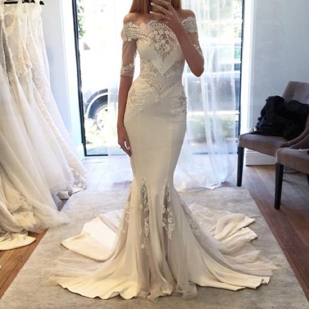 ❗️SOLD❗️Pallas haute couture wedding dress - Picture 2 of 8